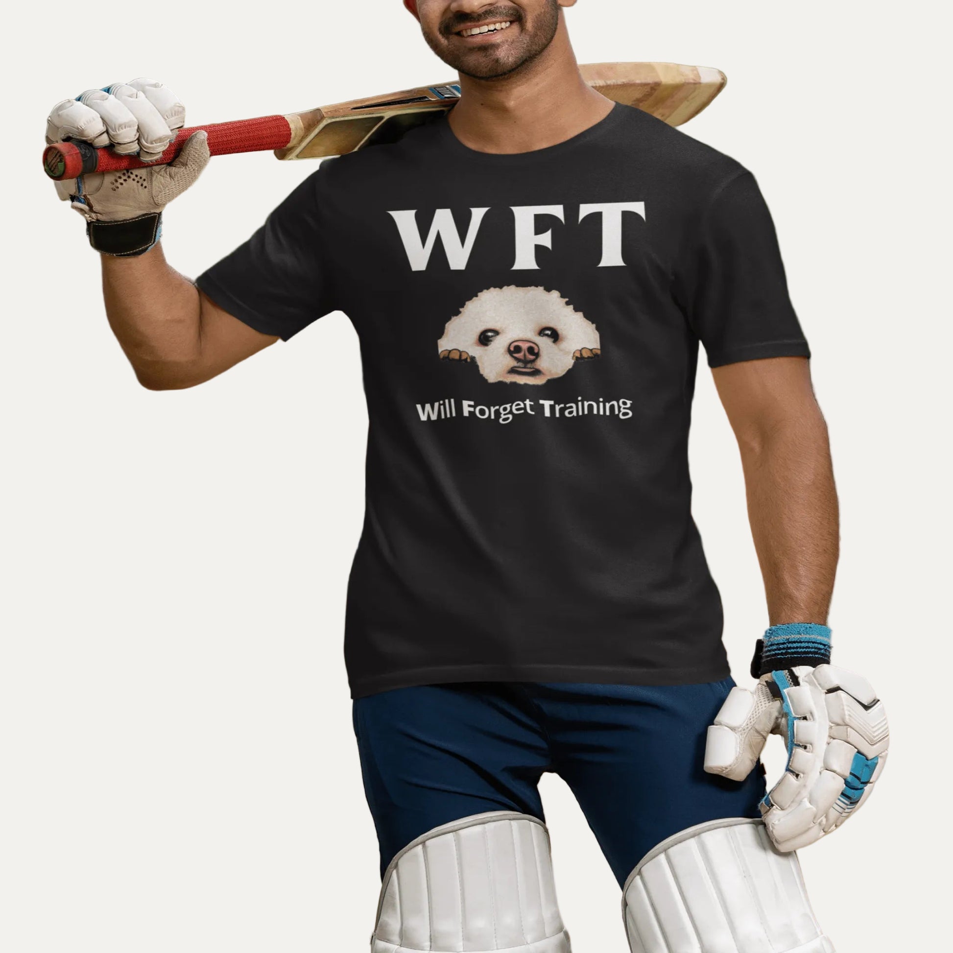 "WFT – Will Forget Training"-Unisex Bichon Frise T-Shirt for Dog Owners