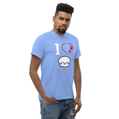 "I Love Bichon Frise"-Unisex Bichon Frise T-Shirt for Dog Owners