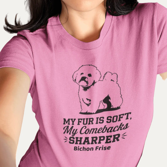 Sharp Comeback Bichon Tee | Black