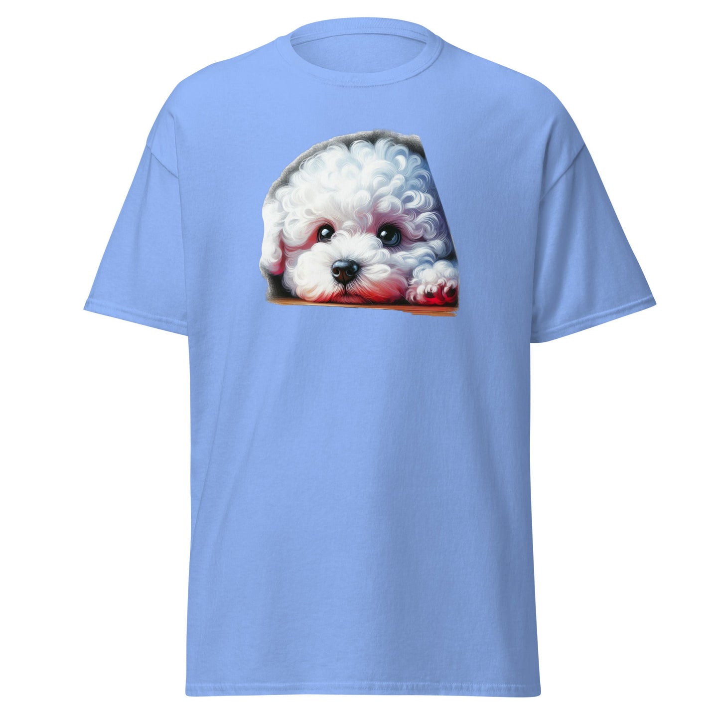 Peeping Bichon Frize-Unisex Bichon Frise T-Shirt for Dog Owners