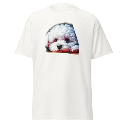 Peeping Bichon Frize-Unisex Bichon Frise T-Shirt for Dog Owners