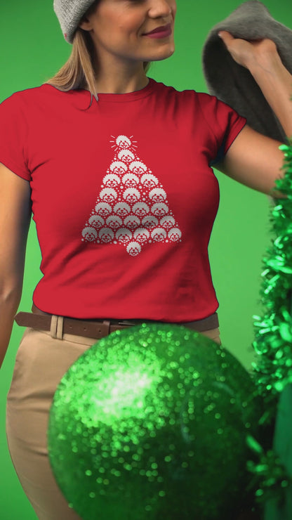 "Funny Bichon Frise Christmas unisex t-shirt with white holiday tree design – perfect gift for dog lovers and Bichon owners"
Video