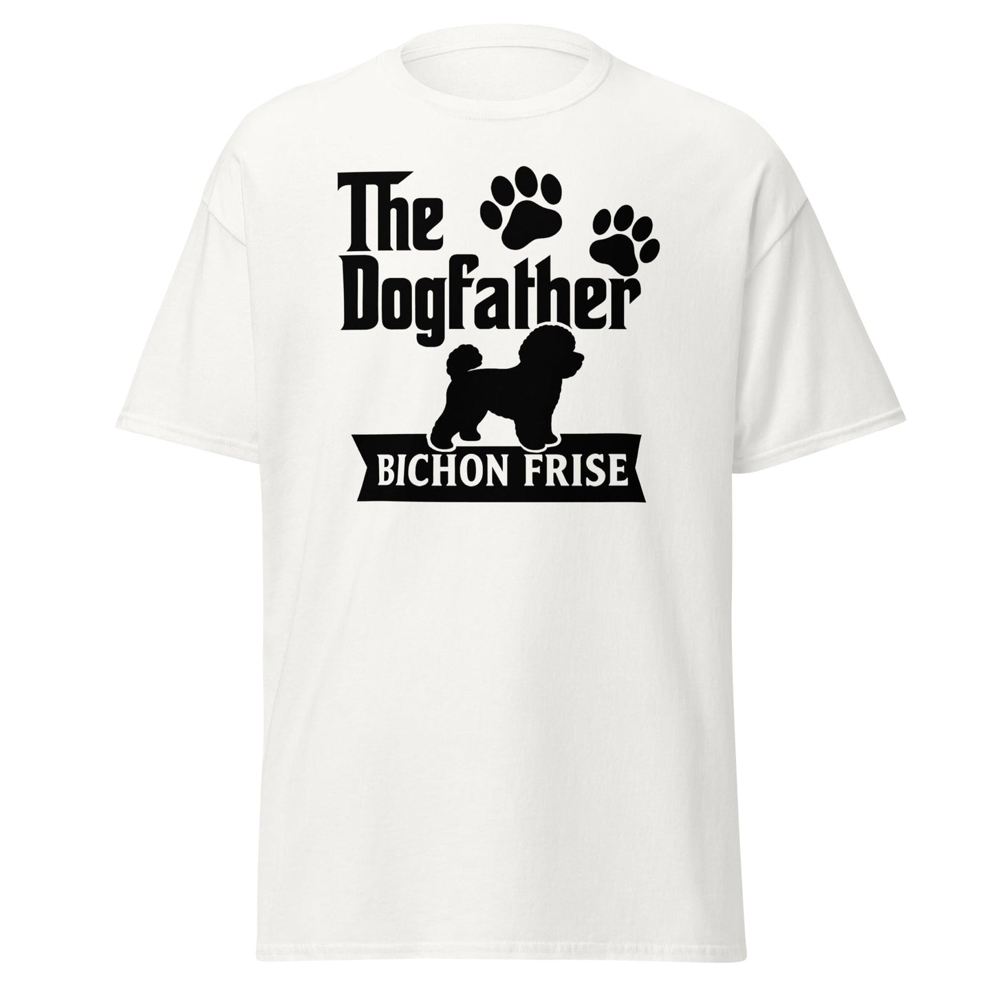 "The Dog Father Bicho Frise" - Funny Unisex T-Shirt (Black Design) - Fun Factory Frise
