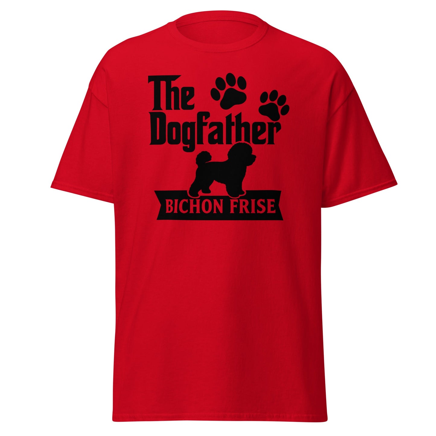 "The Dog Father Bicho Frise" - Funny Unisex T-Shirt (Black Design) - Fun Factory Frise