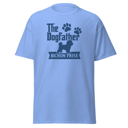 "The Dog Father Bicho Frise" - Funny Unisex T-Shirt (Blue Design) - Fun Factory Frise