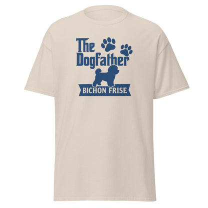 "The Dog Father Bicho Frise" - Funny Unisex T-Shirt (Blue Design) - Fun Factory Frise