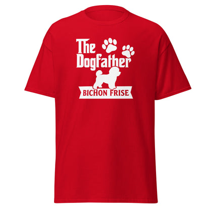 "The Dog Father Bicho Frise" - Funny Unisex T-Shirt (White Design) - Fun Factory Frise