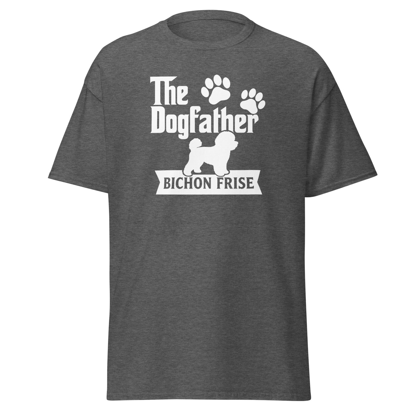 "The Dog Father Bicho Frise" - Funny Unisex T-Shirt (White Design) - Fun Factory Frise