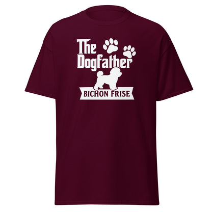 "The Dog Father Bicho Frise" - Funny Unisex T-Shirt (White Design) - Fun Factory Frise