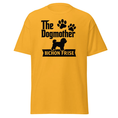 "The Dog Mother Bicho Frise" - Funny Unisex T-Shirt (Black Design) - Fun Factory Frise