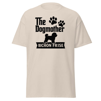 "The Dog Mother Bicho Frise" - Funny Unisex T-Shirt (Black Design) - Fun Factory Frise