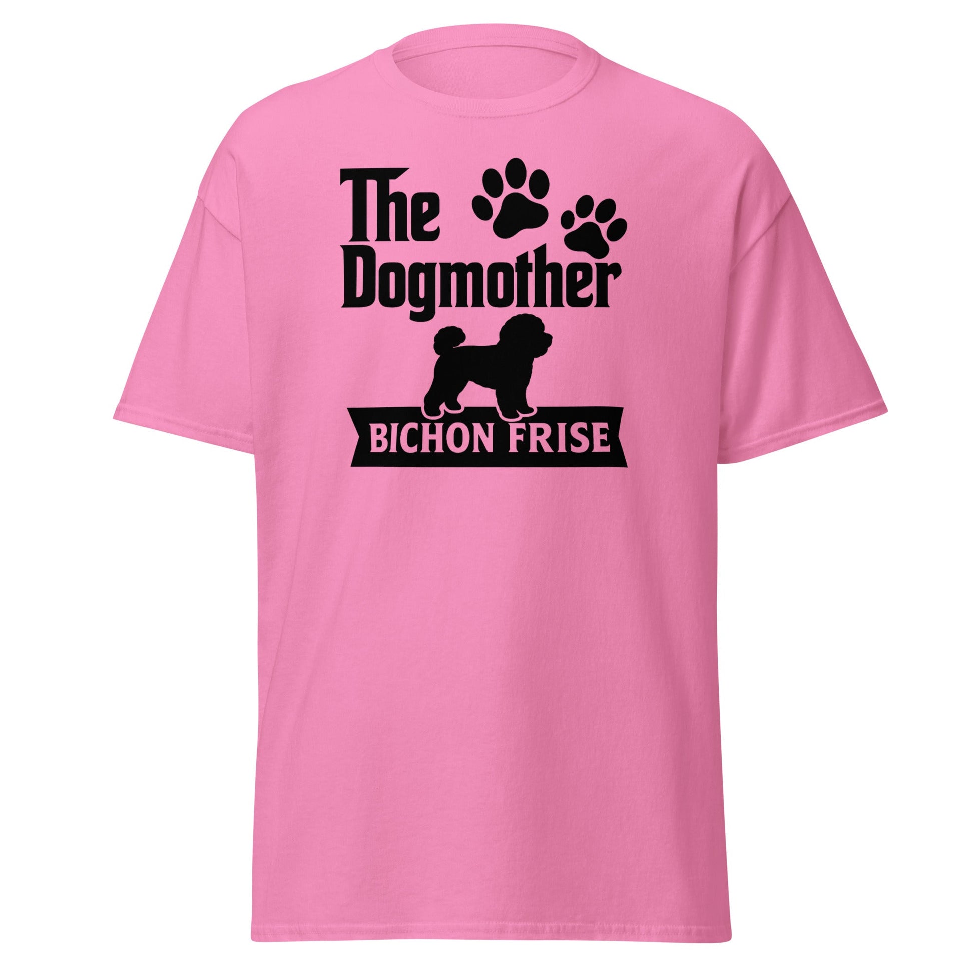 "The Dog Mother Bicho Frise" - Funny Unisex T-Shirt (Black Design) - Fun Factory Frise