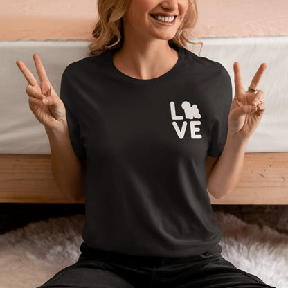  Bichon Frise Love subtitle"-Unisex Bichon Frise T-Shirt for Dog Owners