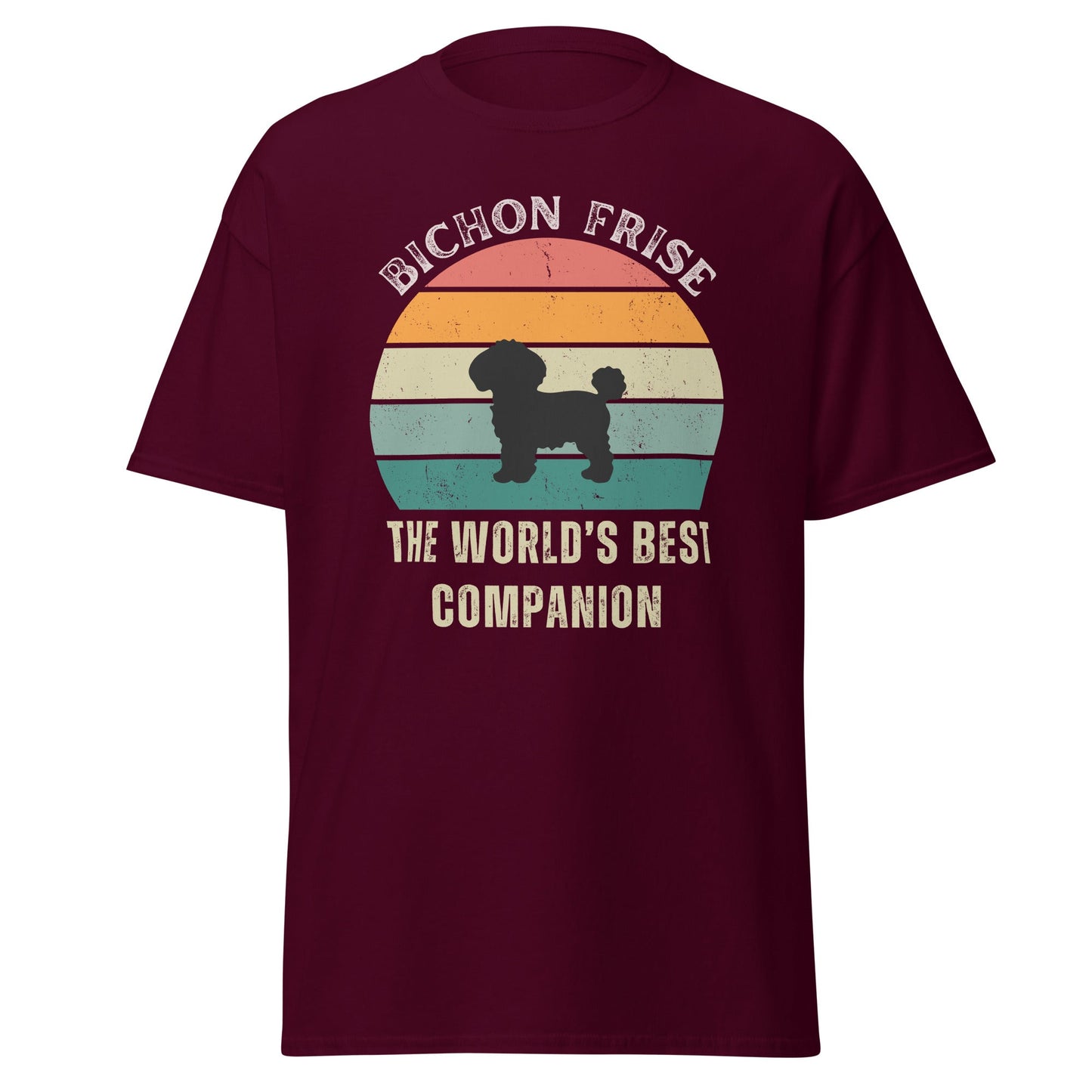 Unisex Bichon Frise T-Shirt for Dog Owners: "The world's best companion"