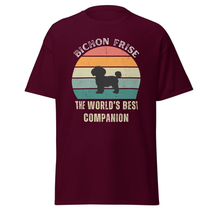 Unisex Bichon Frise T-Shirt for Dog Owners: "The world's best companion"