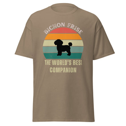 Unisex Bichon Frise T-Shirt for Dog Owners: "The world's best companion"