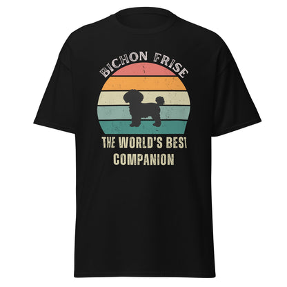 Unisex Bichon Frise T-Shirt for Dog Owners: "The world's best companion"