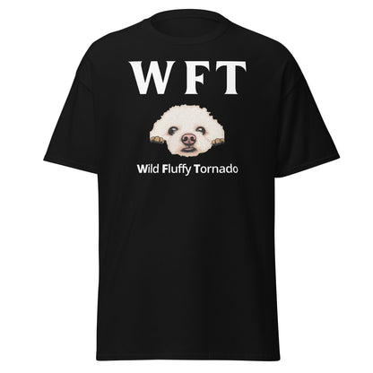 "WFT – Wild Fluffy Tornado"-Unisex Bichon Frise T-Shirt for Dog Owners