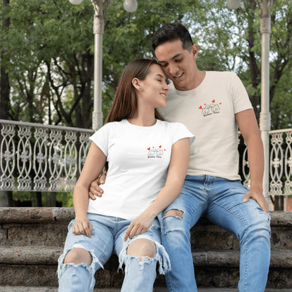 "Valentine's Day for women and men"-Unisex Bichon Frise T-Shirt for Dog Owners