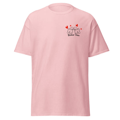 "Valentine's Day for women and men"-Unisex Bichon Frise T-Shirt for Dog Owners